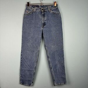 Vintage Levis Womens 15951 Relaxed Tapered Leg Orange Tab High Waist Sz 10 Short